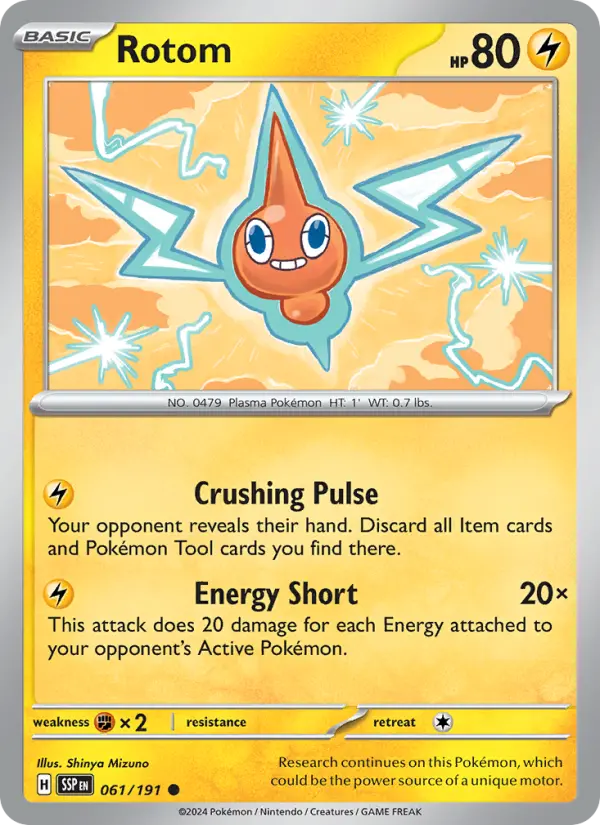 Rotom 061 – Non-holo