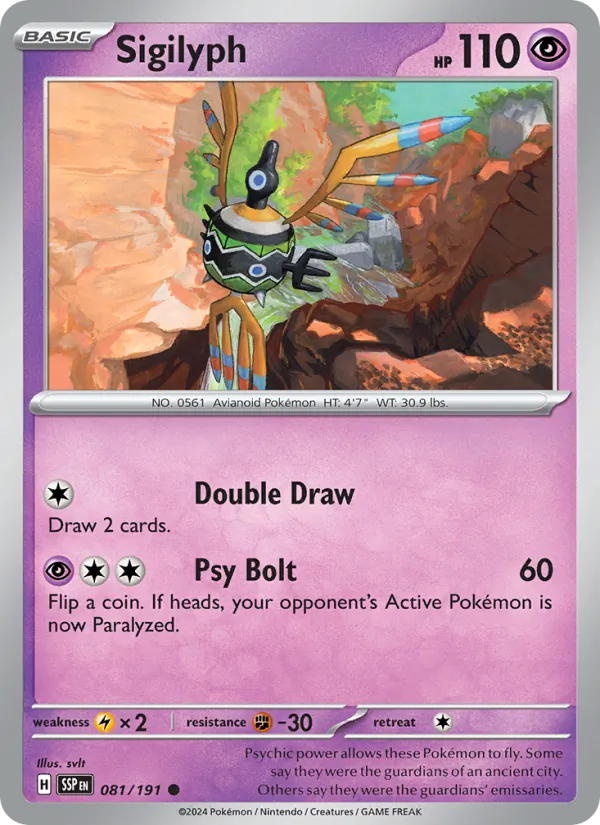 Sigilyph 081 – Non-holo