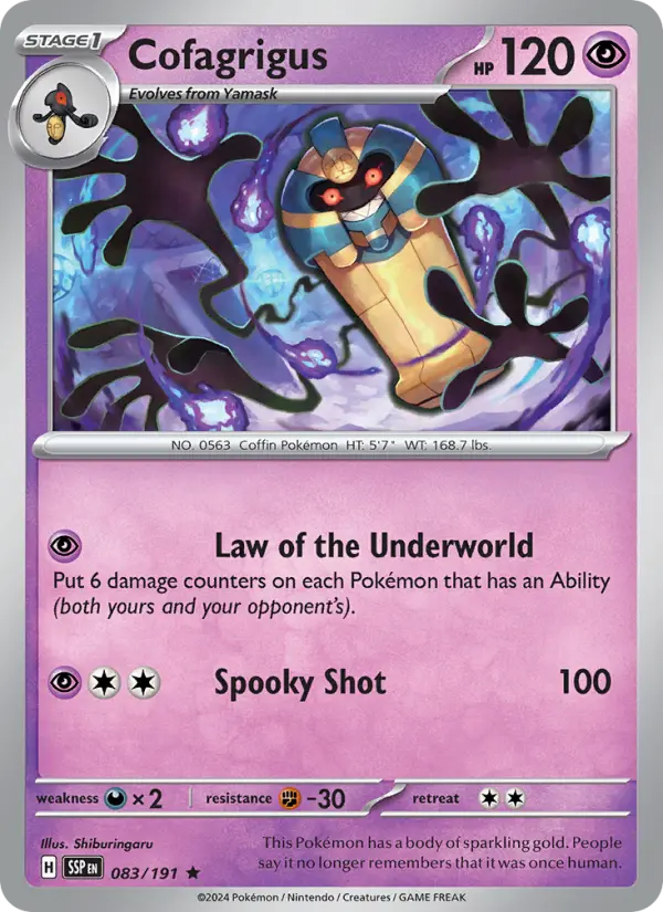 Cofagrigus 083 – Reverse Holo