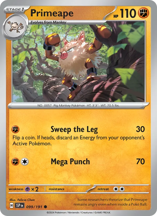 Primeape 099 – Non-holo