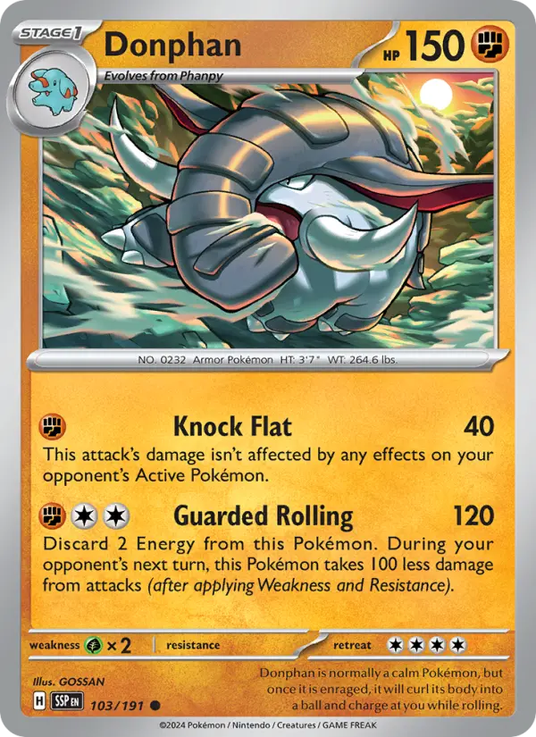 Donphan 103 – Non-holo