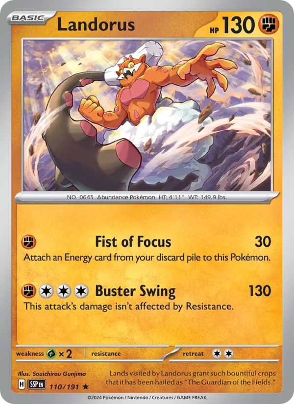Landorus 110 – Reverse Holo