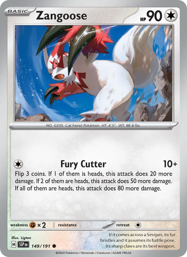 Zangoose 149 – Non-holo