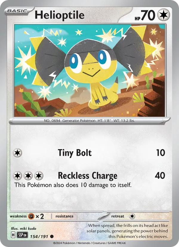 Helioptile 154 – Non-holo