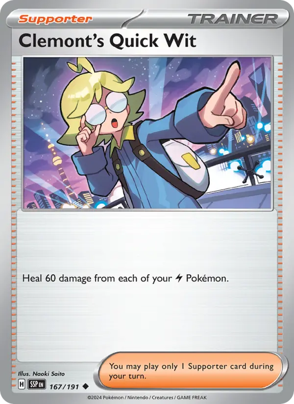 Clemont's Quick Wit 167 – Non-holo