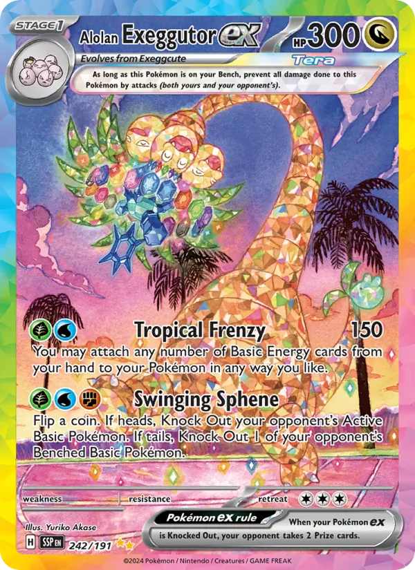 Alolan Exeggutor ex 242 – Holo