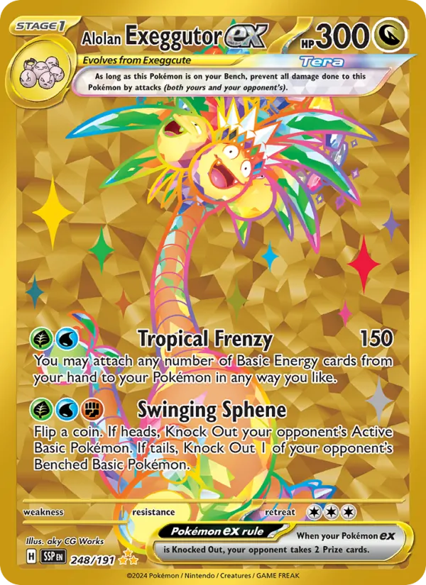 Alolan Exeggutor ex 248 – Holo