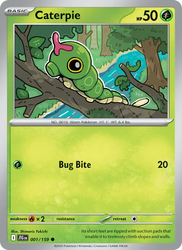 Caterpie 001 – Non-holo