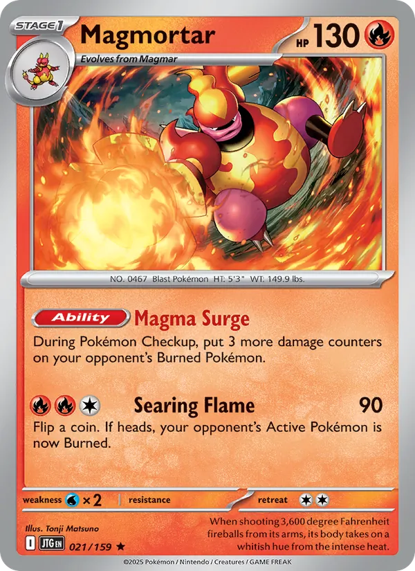 Magmortar 021 – Reverse Holo