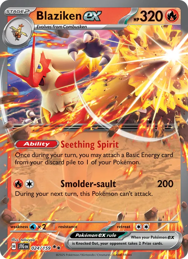 Blaziken ex 024 – Holo