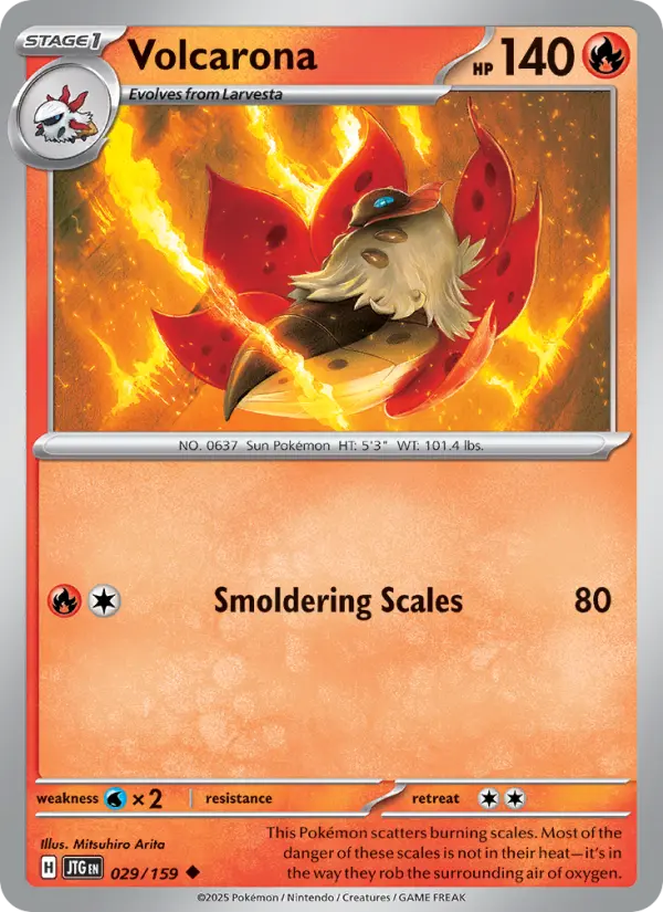 Volcarona 029 – Non-holo