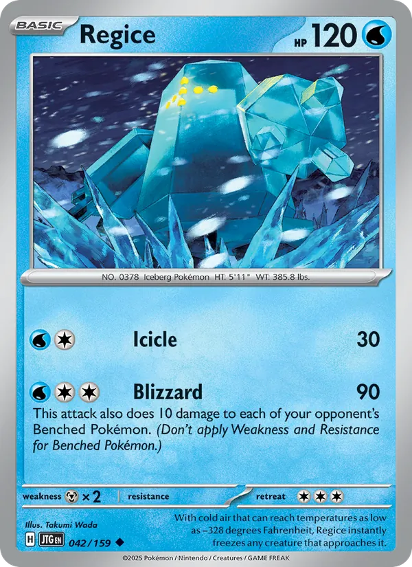 Regice 042 – Non-holo