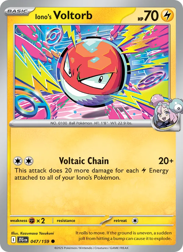 Iono's Voltorb 047 – Non-holo