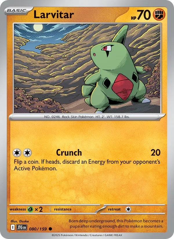 Larvitar 080 – Non-holo