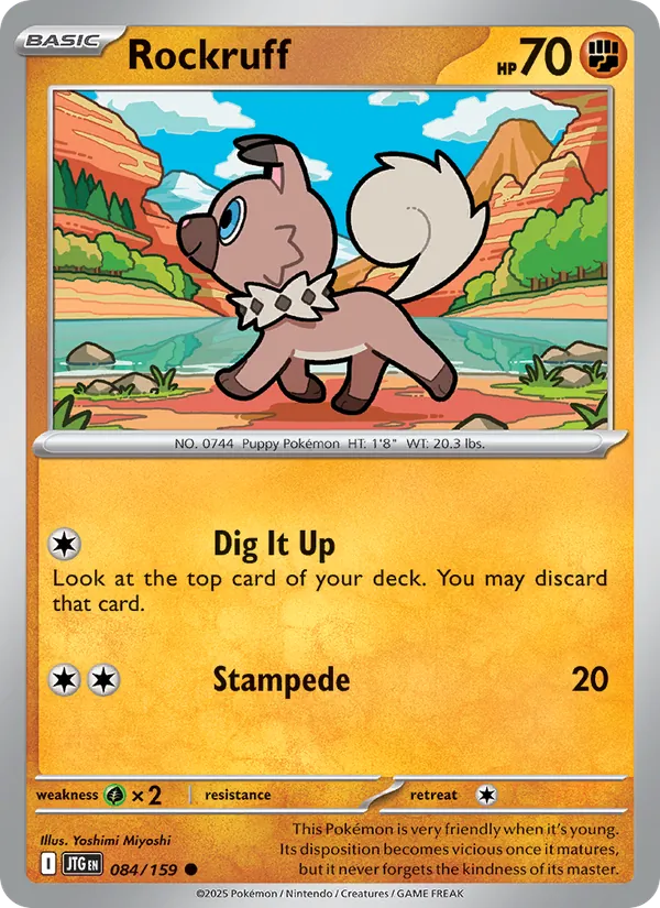 Rockruff 084 – Non-holo