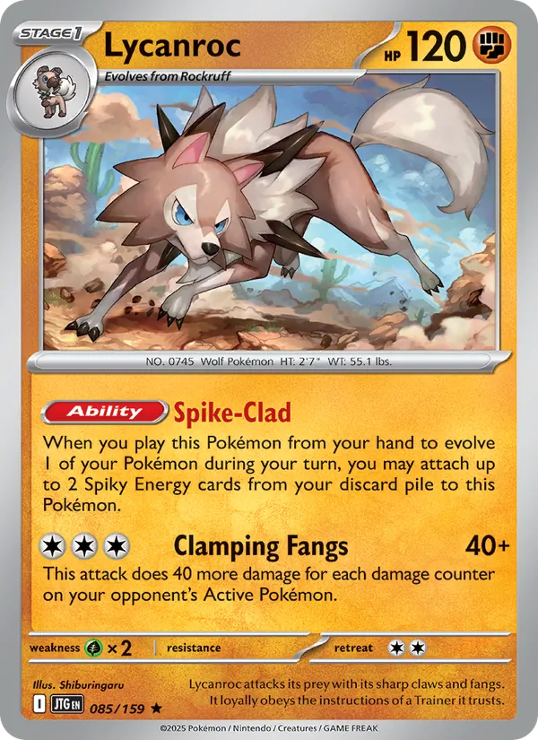 Lycanroc 085 – Reverse Holo