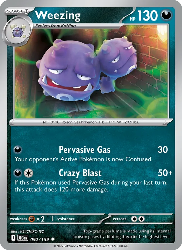 Weezing 092 – Non-holo