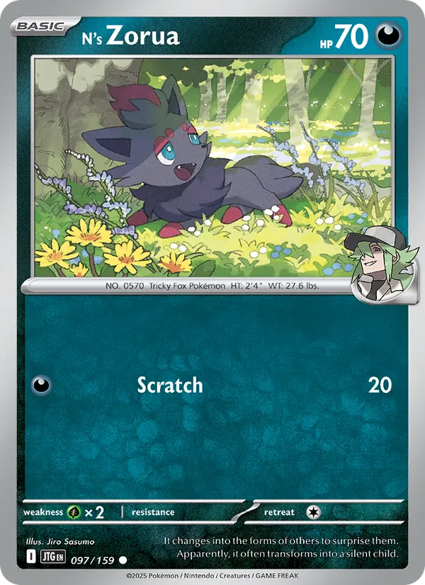 N's Zorua 097 – Non-holo