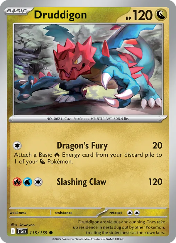 Druddigon 115 – Non-holo