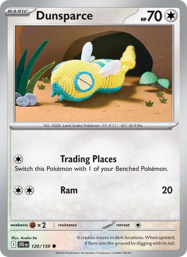 Dunsparce 120 – Non-holo
