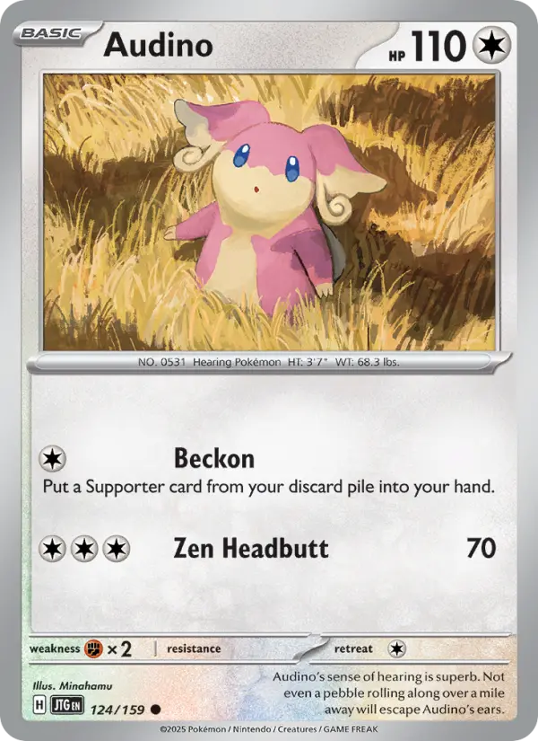 Audino 124 – Non-holo