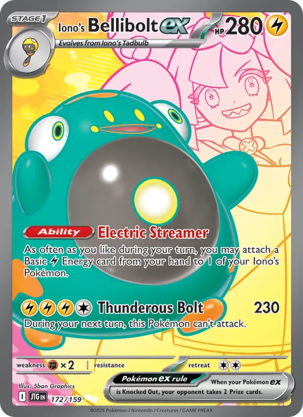 Iono's Bellibolt ex 172 – Holo