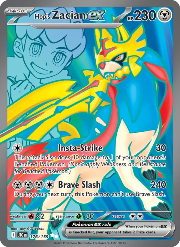 Hop's Zacian ex 176 – Holo