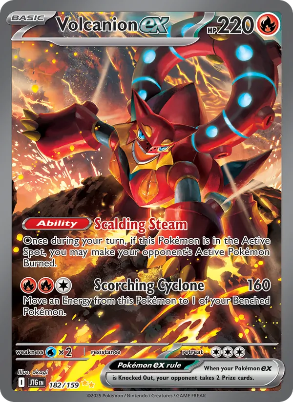 Volcanion ex 182 – Holo