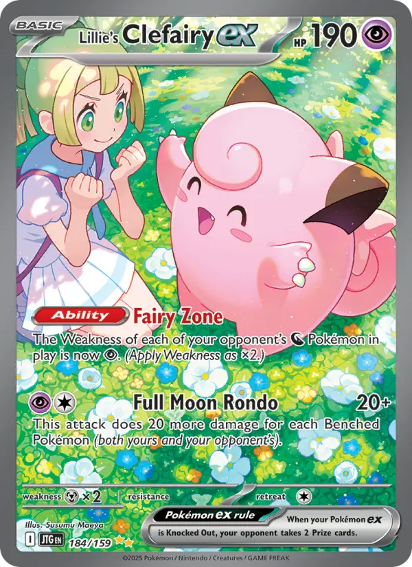 Lillie's Clefairy ex 184 – Holo