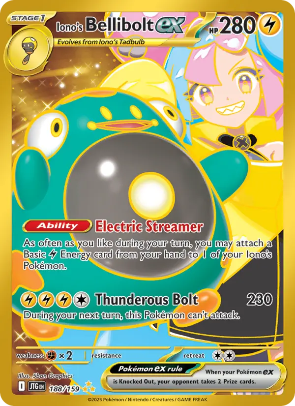 Iono's Bellibolt ex 188 – Holo