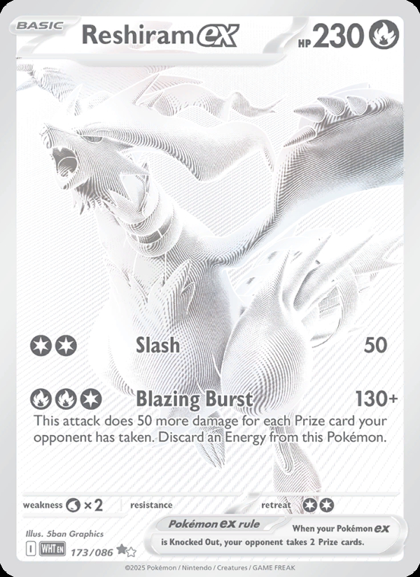 Reshiram ex - 173/086