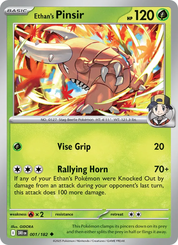 Ethan's Pinsir 001 – Non-holo