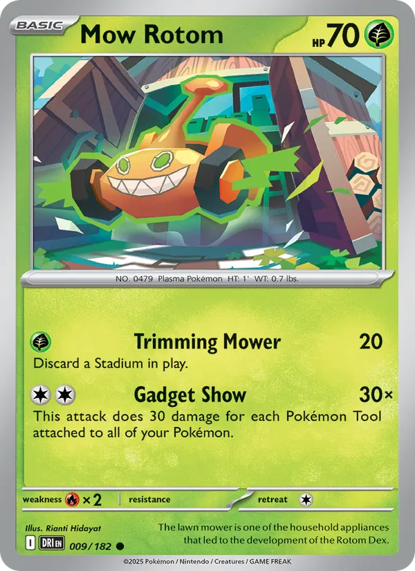 Mow Rotom 009 – Non-holo