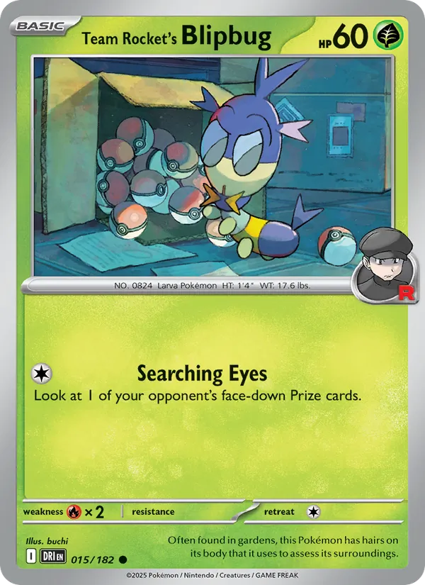 Team Rocket's Blipbug 015 – Non-holo