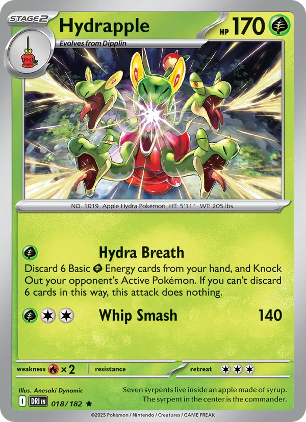 Hydrapple 018 – Reverse Holo