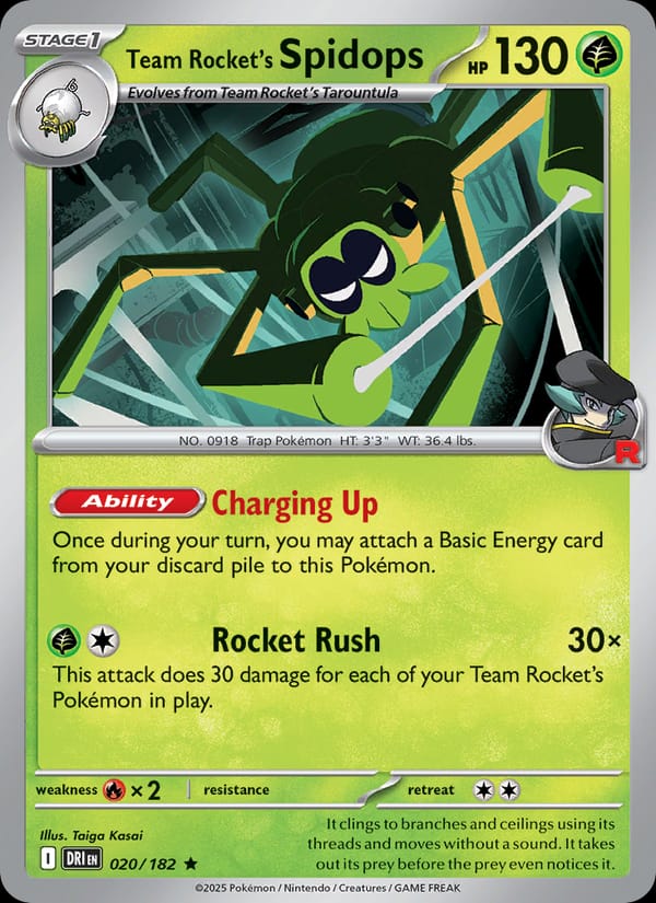 Team Rocket's Spidops 020/182