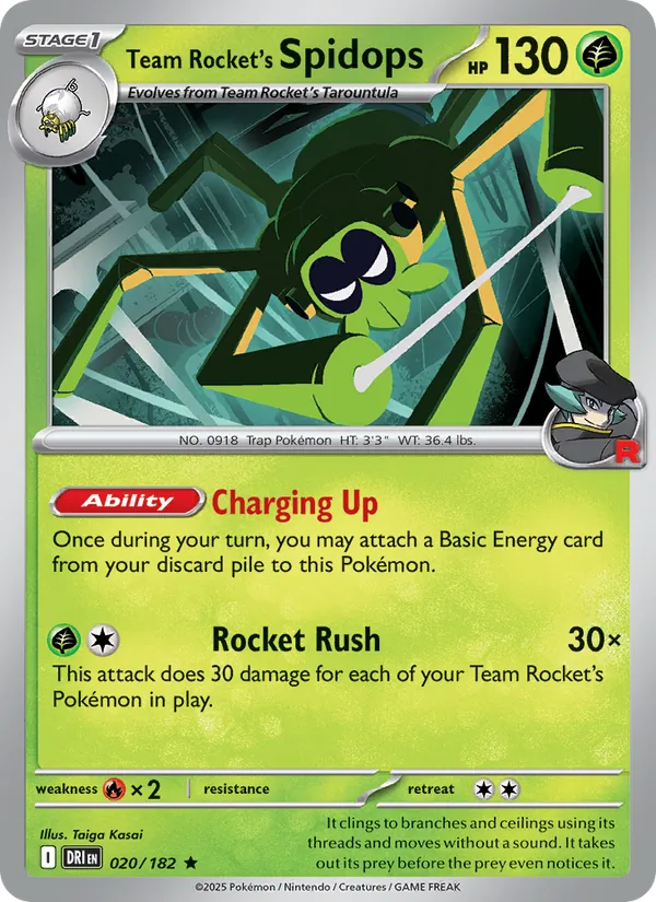 Team Rocket's Spidops 020 – Non-holo