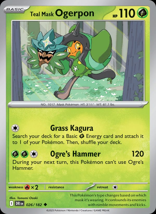 Teal Mask Ogerpon 026/182