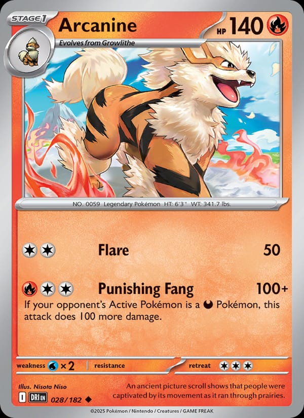 Arcanine 028/182