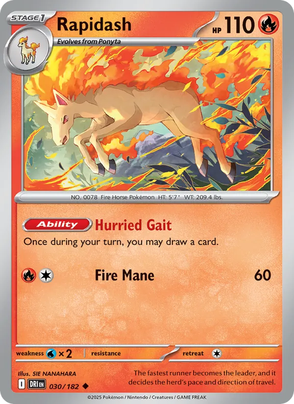 Rapidash 030 – Non-holo