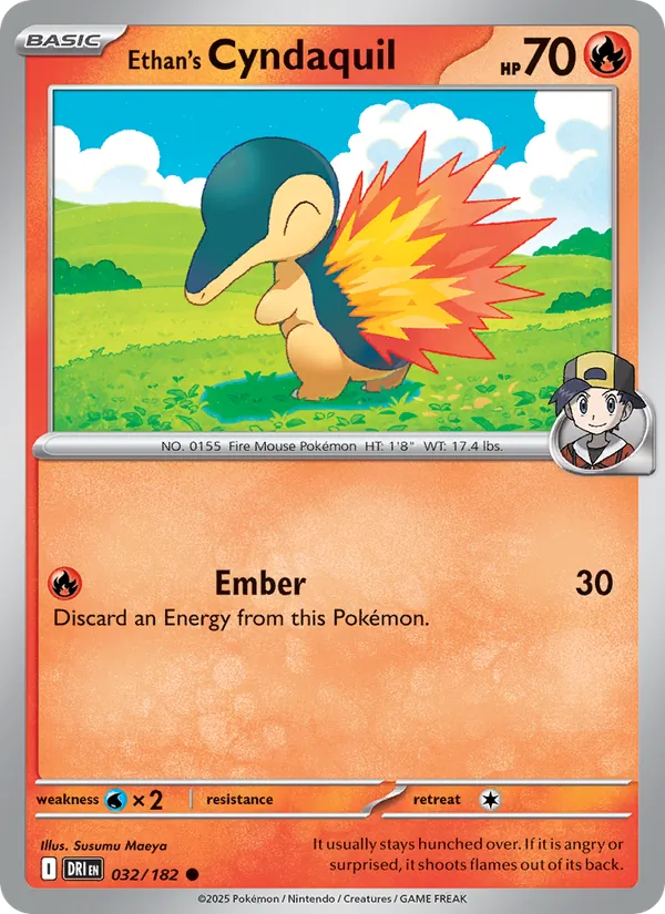 Ethan's Cyndaquil 032 – Non-holo
