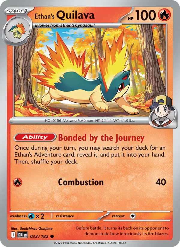 Ethan's Quilava 033 – Non-holo