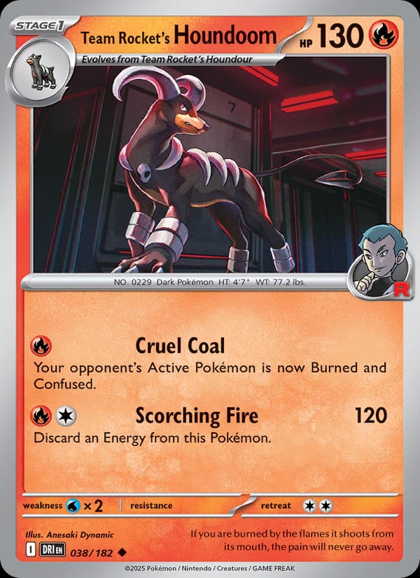 Team Rocket's Houndoom 038/182