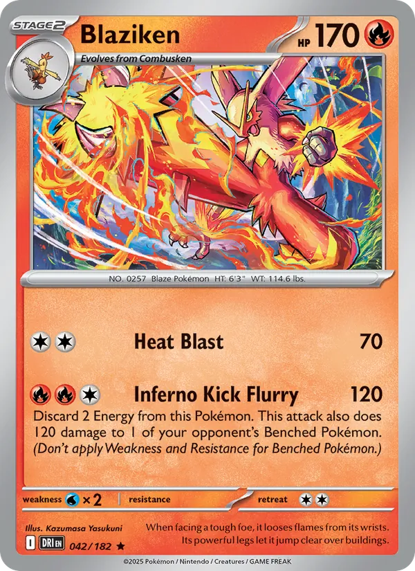 Blaziken 042 – Reverse Holo