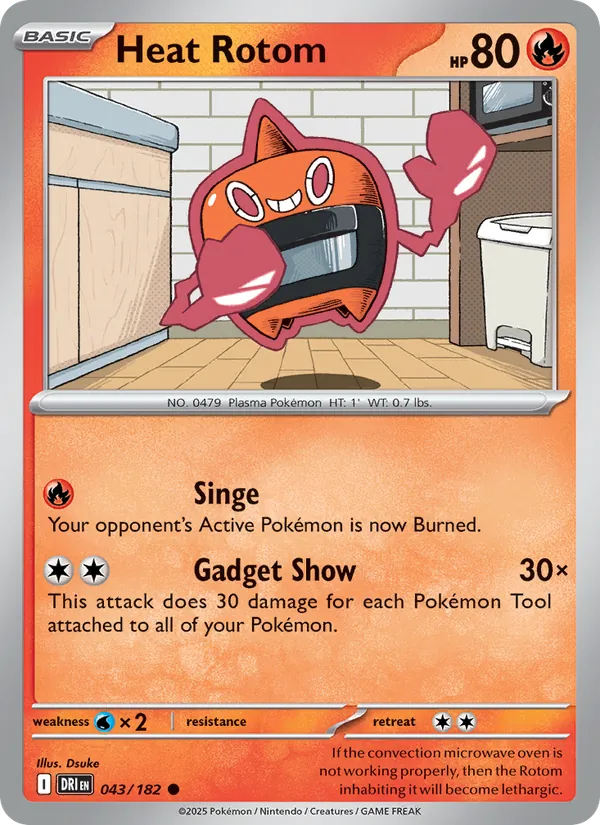 Heat Rotom 043 – Non-holo