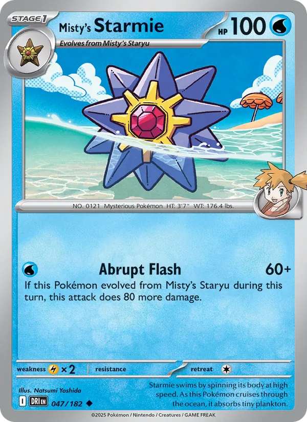 Misty's Starmie 047 – Non-holo