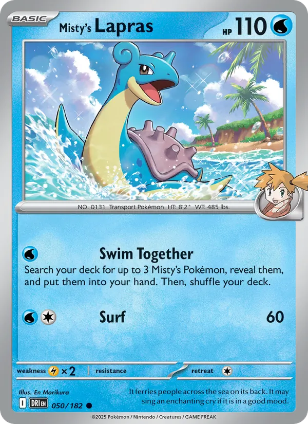 Misty's Lapras 050 – Non-holo
