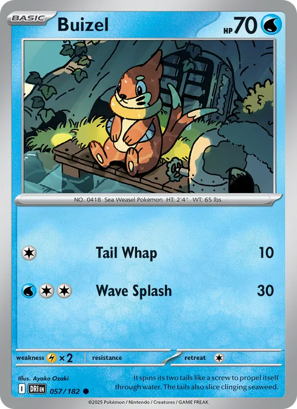 Buizel 057 – Non-holo