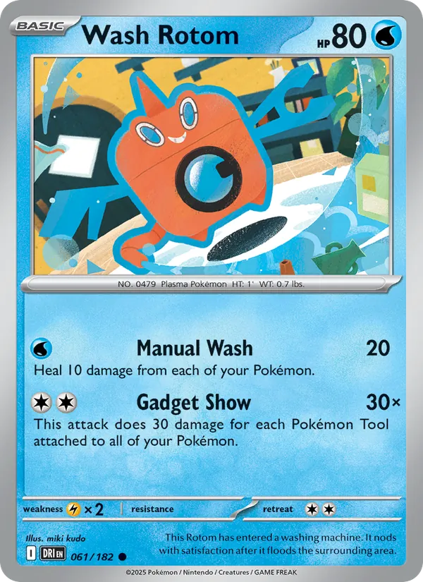Wash Rotom 061 – Non-holo
