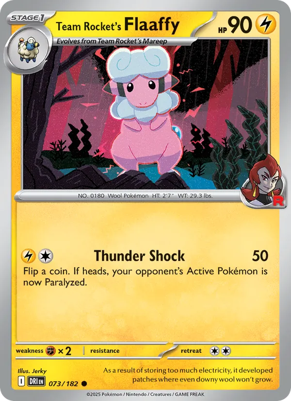 Team Rocket's Flaaffy 073 – Non-holo